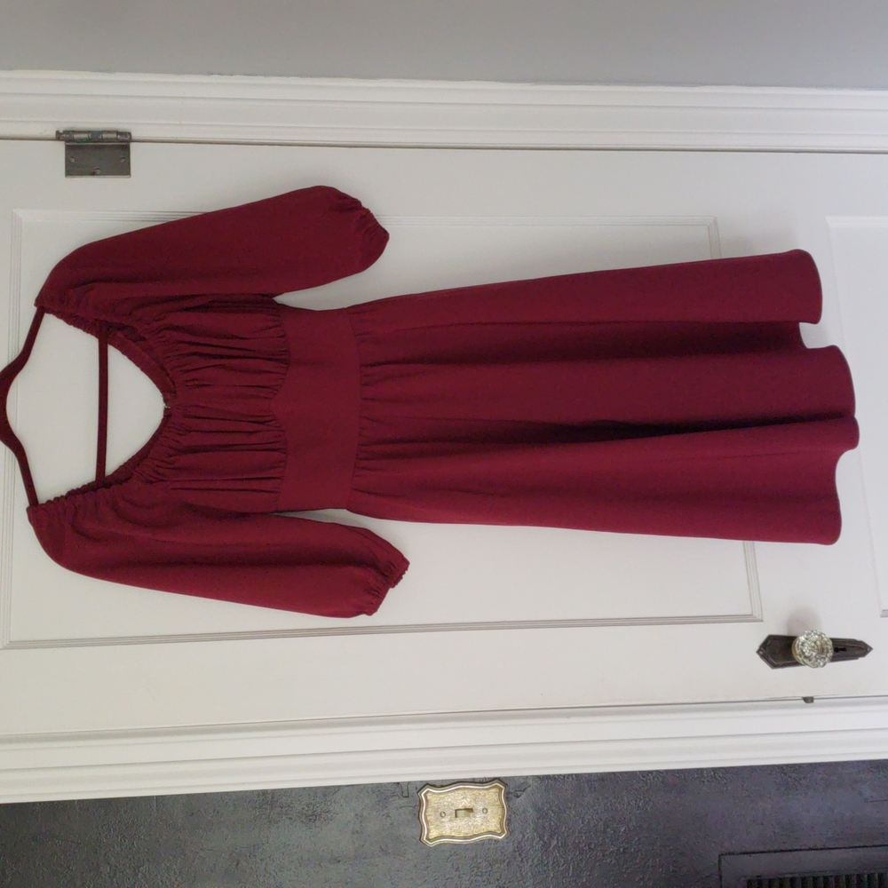 Vixen vacation dress burgundy